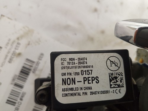 Ignition Switch w/ Key from 2017 GMC Sierra Denali 3500 12395174 - Picture 5 of 12