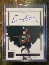 2024 Panini Impeccable Eric Chavez Award Winning Auto /49 Oakland Athletics SP