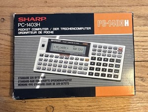 Calculatrice SHARP PC-1403 - Pocket Computer - MADE IN JAPAN 1986