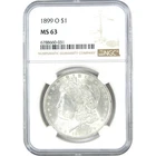 1899 O Morgan Dollar MS 63 NGC Silver $1 Uncirculated Coin SKU:I16454
