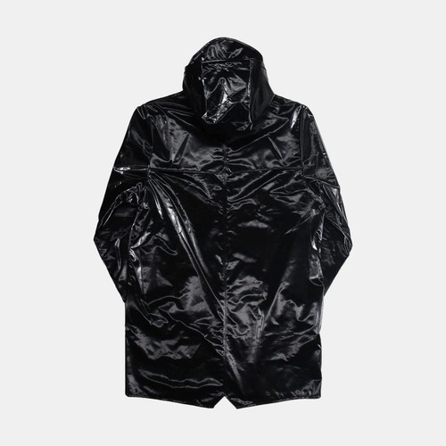 Regen Longjacke / Größe L / mittellang / Damen / schwarz / Polyester - Bild 2 von 8
