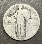 1925 Standing Liberty Quarter Rough Circ / 90% Silver / Great For Hoarding!