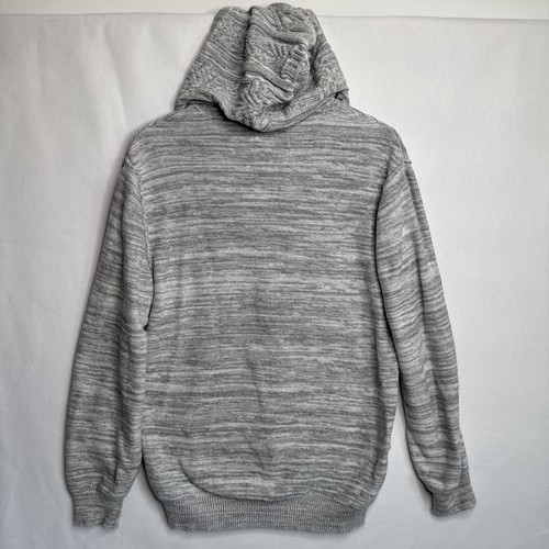 American Rag Cie Cotton Pullover Hoodie Sweater Fisherman Core Gray Hippie Large - Picture 5 of 7