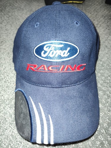 Ford Racing - Embroidered Baseball Hat. Blue w/Black Color. Adjustable. Nascar. - Picture 1 of 5