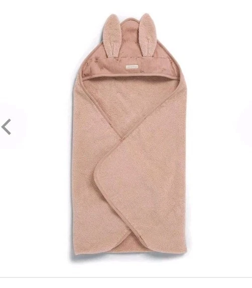 Mamas And Papas Hooded Towel In Welcome To The World Pink
Opens in a new window or tab