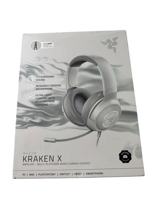 Razer Kraken X Mercury-Gaming Headset (Ultra leichte Gaming Headphones, 68