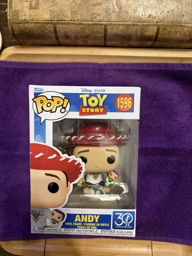 Funko POP! Toy Story 30th Anniversary Andy with Buzz Lightyear and Woody #1596