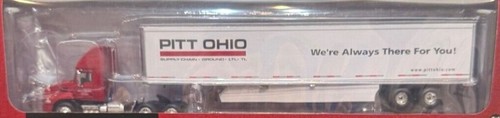 First Gear 69-0398 1:64 Pitt Ohio Mack Pinnacle Day Cab w/53' Dry Trailer