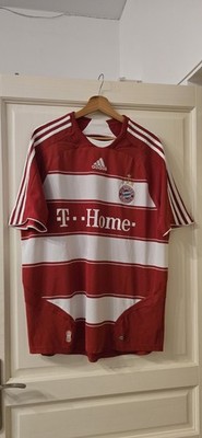 FC Bayern München Trikot Adidas Rot Weiß Herren K ClimaCool T-Home Fußball Shirt