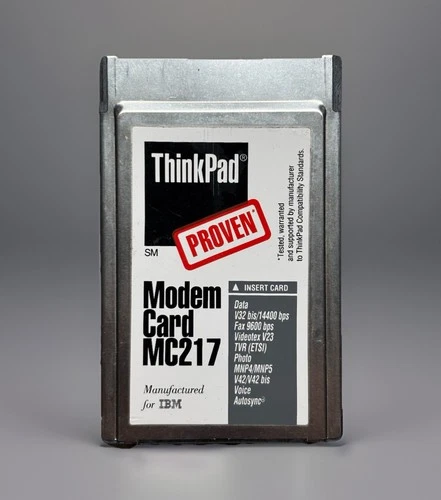 Thinkpad Proven Modem Card MC217 / Data Fax TVR Autosync / Manufactured For IBM