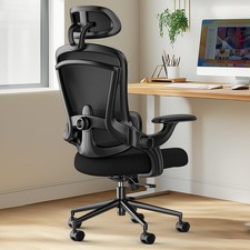 Ergonomic Mesh Office Chair - High Back Executive Chair with 2D Headrest  Up...
