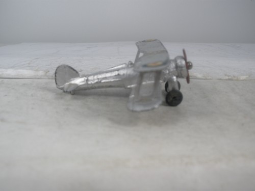 PREWAR Dinky Toys #60p GLOSTER GLADIATOR BIPLANE, 1937-1941, VERY NICE CONDITION - Picture 4 of 10