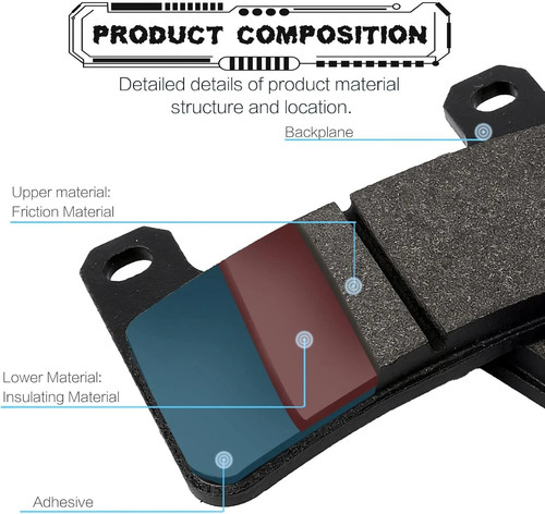 Pastillas de freno delanteras traseras para 2004 2005 2006 GSXR 1000 2004 2005 GSXR 600 750 - Imagen 6 de 6