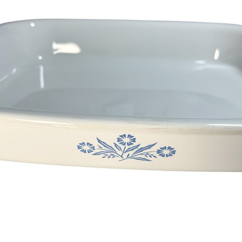 CORNING WARE A-76 Blue Cornflower Roaster 14 x 11.5 x 2.5 Lasagna Casserole USAa - Picture 7 of 15