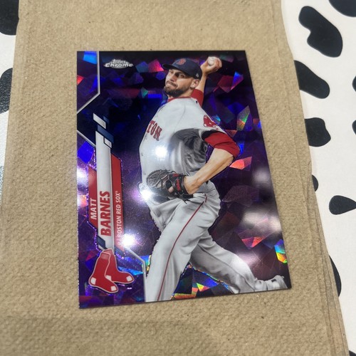 Matt Barnes /10 Topps chrome Red Sox 60 Purple Ice