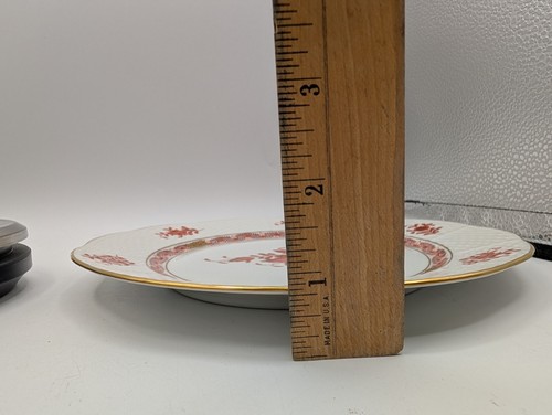 Luncheon Plate Herend 521 Apponyi Orange Chinese Bouquet Gilt Handpaintd Hungary - Picture 12 of 12