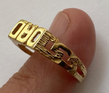 Vintage 9ct Gold Dad Ring Gold Men’s Gent’s Ring Great Gift For Him Hallmarked