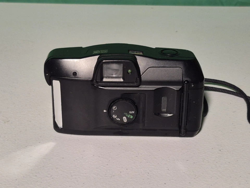 Cámara fotográfica Canon Sure Shot 80 Tele 35 mm punto AF probada funciona Foto 4 de 4