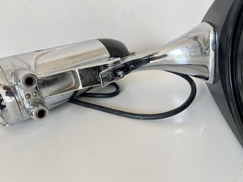 Vintage Sunbeam Mixmaster 12 Geschwindigkeiten Mixer nur Basis Chrom schwarz funktioniert - Bild 9 von 11