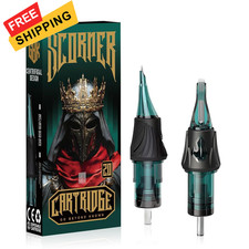 GBK 20pcs Disposable Tattoo Cartridge Needles Magnum Finger Ledge Tattoo...