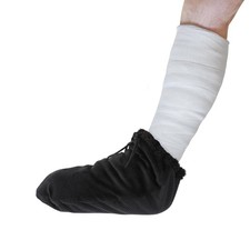 Cast Toe Cover Sock for Foot, Leg Cast Cover for Men Women, Non Slip Keep War...