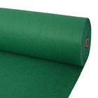 Exhibition Carpet Green 1x24m 100% Polyester Plain Heavy-Duty Event Runner Thick