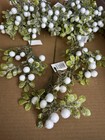 10x 33cm White Frosted Berry Stems Artificial Berries Christmas Autumn Mistletoe