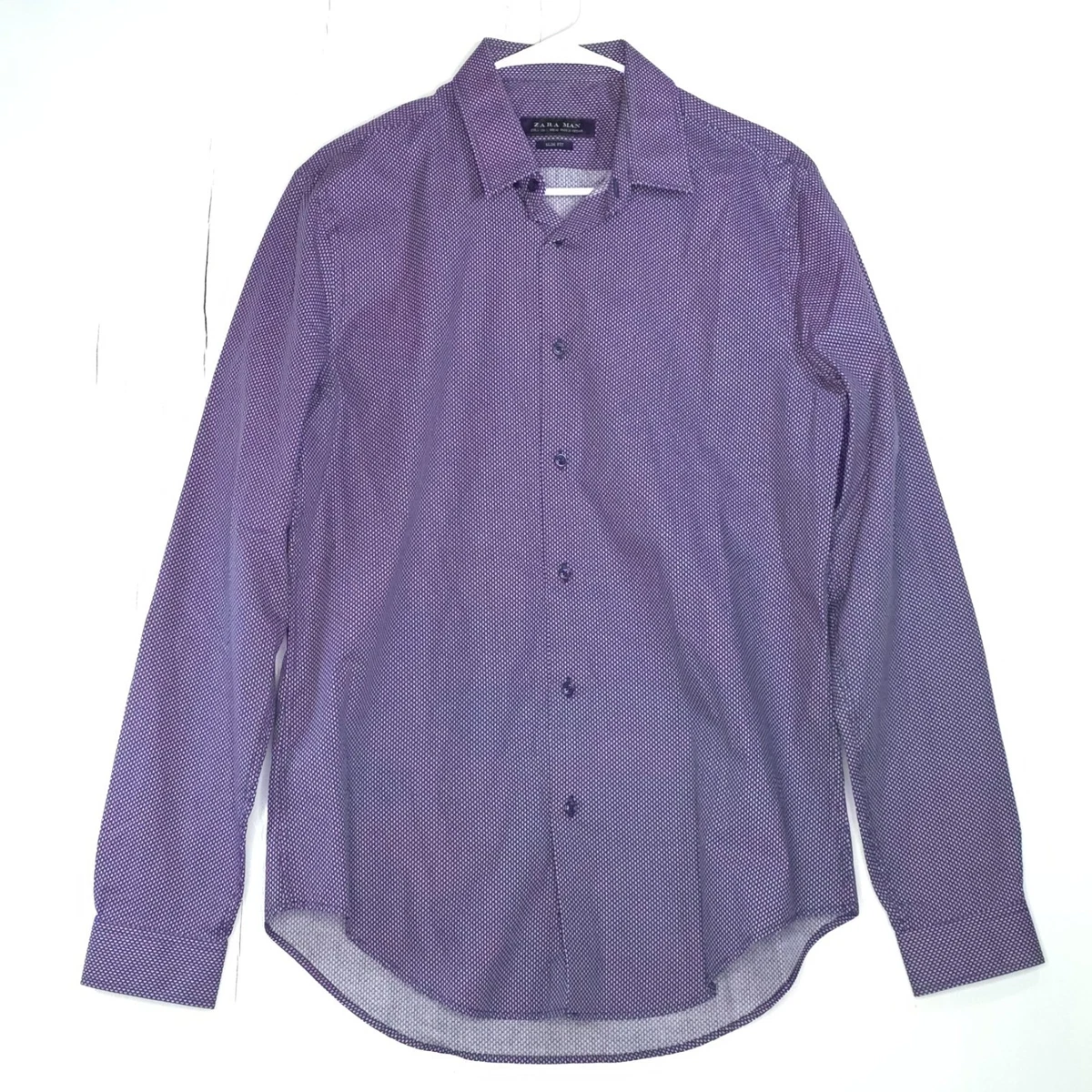 Zara Blue Slim Dress Shirts for Men for sale | eBay Zara Blue Slim Dress Shirts for Men for sale | eBay