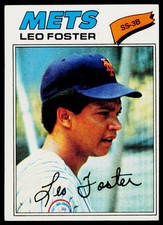 1977 Topps Leo Foster 458 New York Mets