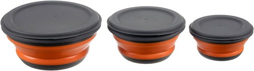 Faltbare Silikon Schüssel Rund 3er Set temperaturbeständig - Bild 8 von 9