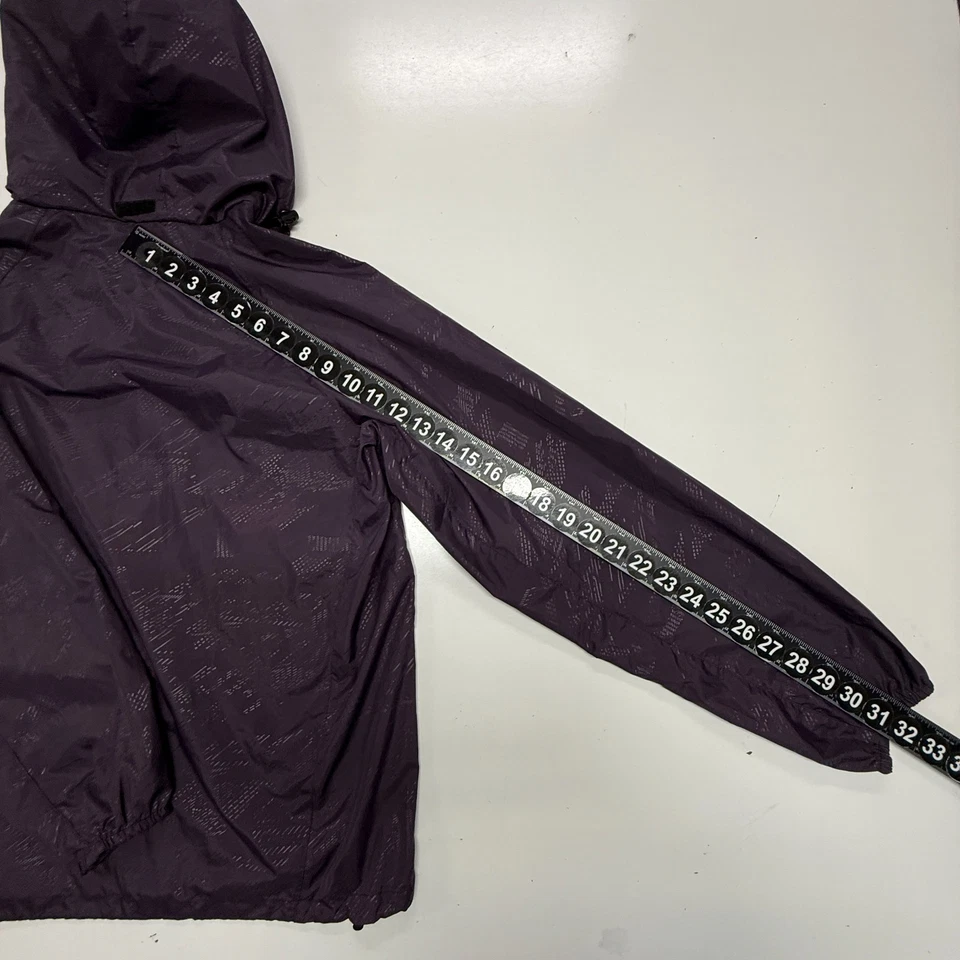 The North Face Rain Jacket Womens Medium Purple Lightweight Packable Hooded - Image 4 of 4