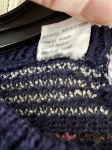 Suéter Vintage Años 90 Pronto Uomo Multicolor Tejido Pullover Cosby Talla 1X Italia - Imagen 7 de 10