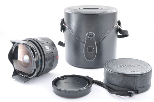 Minolta AF 16mm f2.8 Fish Eye Lens For Sony A Mount From JAPAN MINT+++ w/ Case - Picture 12 of 13