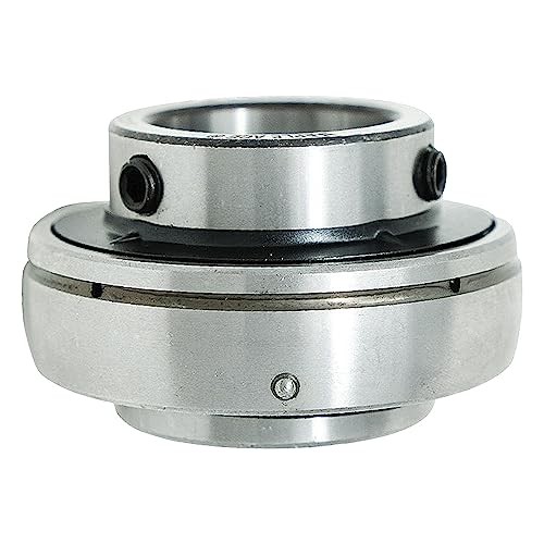 UC206-18 Insert Bearing 1-1/8" Bore, Spherical OD, Set Screws, Lube Hole (Qty 1) - Afbeelding 6 van 8