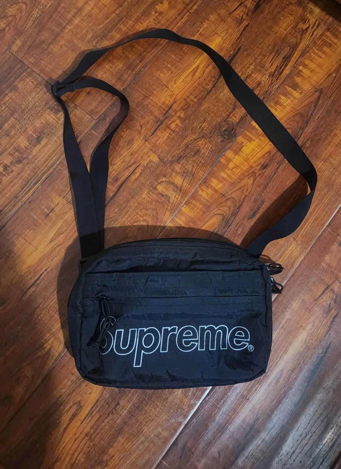 Sac à bandoulière Supreme Fw18 noir