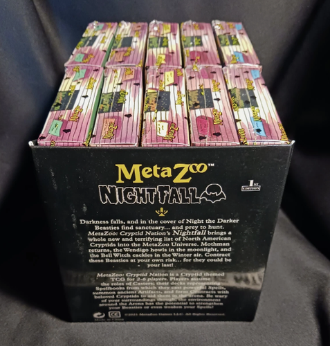 Metazoo Nightfall Complete Sealed Decks With Display Box 10 Boxes - Picture 3 of 3