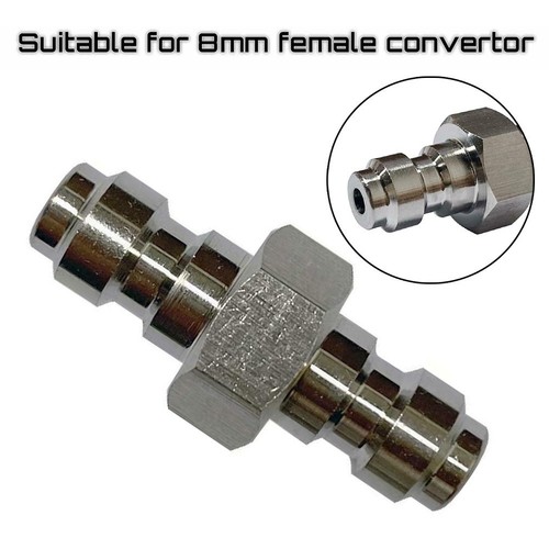 8 mm Dual Stecker Schnellkupplung Adapter Foster Fitting Edelstahl - Bild 4 von 24
