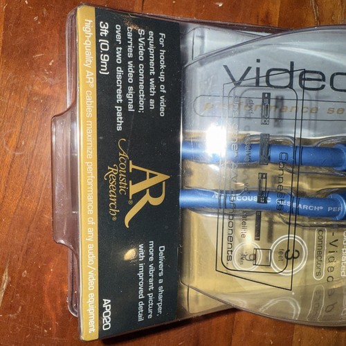 Acoustic Research S-Video Cable Performance Series 3 Feet .9 Meters NEW! - Picture 3 of 4