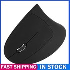 Ergonomic Wireless Vertical Mouse with Charging Left Hand Use Grey Color