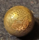 WAR OF 1812 TO PRE CIVIL WAR DRAGOON EAGLE BALL BUTTON  BUTTON ALBERT# UU-135-TY