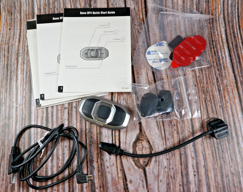 Sena SF4 Single Pack Bluetooth 4-Way Helmet Communication System HD Speakers - Picture 4 of 8