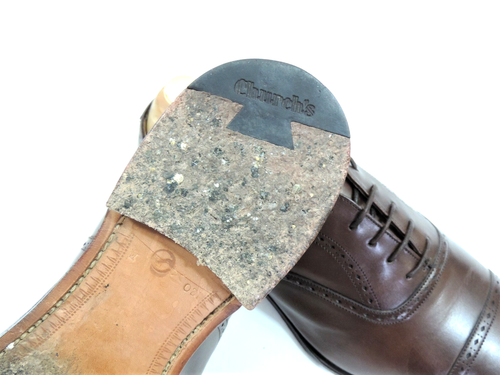 Zapatos para hombre Church's Brogues grado personalizado marrón 12 F EE. UU. 13 EU 46 usados dos veces - Imagen 9 de 12