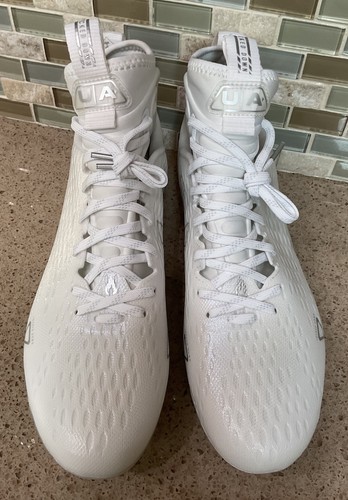 Under Armour Spotlight Lux MC 2.0 White Football Cleats Mens Size 10 NWOB - Picture 5 of 11