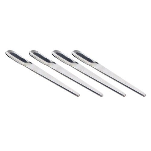 4 Pcs Metal Spoon Coffee Stirrers Mixing Small Spoons for Espresso