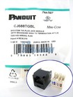 GENUINE Panduit CJ688TGBL Cat6 Mini-Com Jack Module, Black ~STSI