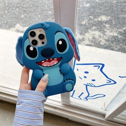 Plush Ears Stitch Phone Case For iPhone 16 15 ProMax 14 13 Plus 12 11 Cover Case - 第 5/19 張圖片
