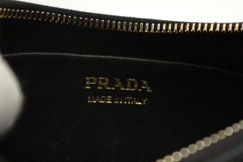 Prada Arche small black leather shoulder bag - Picture 9 of 11