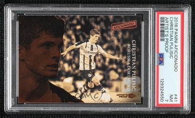 2016 Aficionado Artist's Proof Bronze /49 Christian Pulisic PSA 7 Rookie RC 0v5c