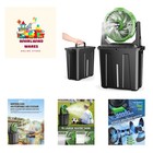 Portable Misting Fan - 9L Bucket, 10-inch Outdoor Fans for Patios/Camping/Bea...