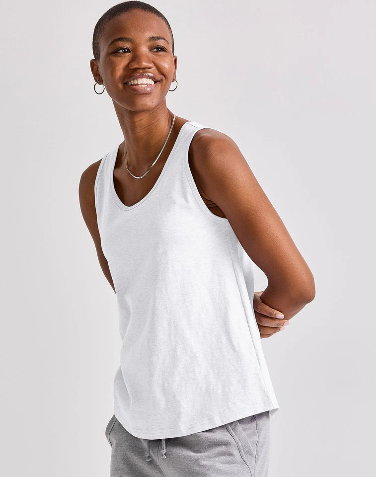 Hanes Tank Top Tri-Blend Women's Originals Lightweight Sleeveless Soft xs-2xl - Image 4 of 4